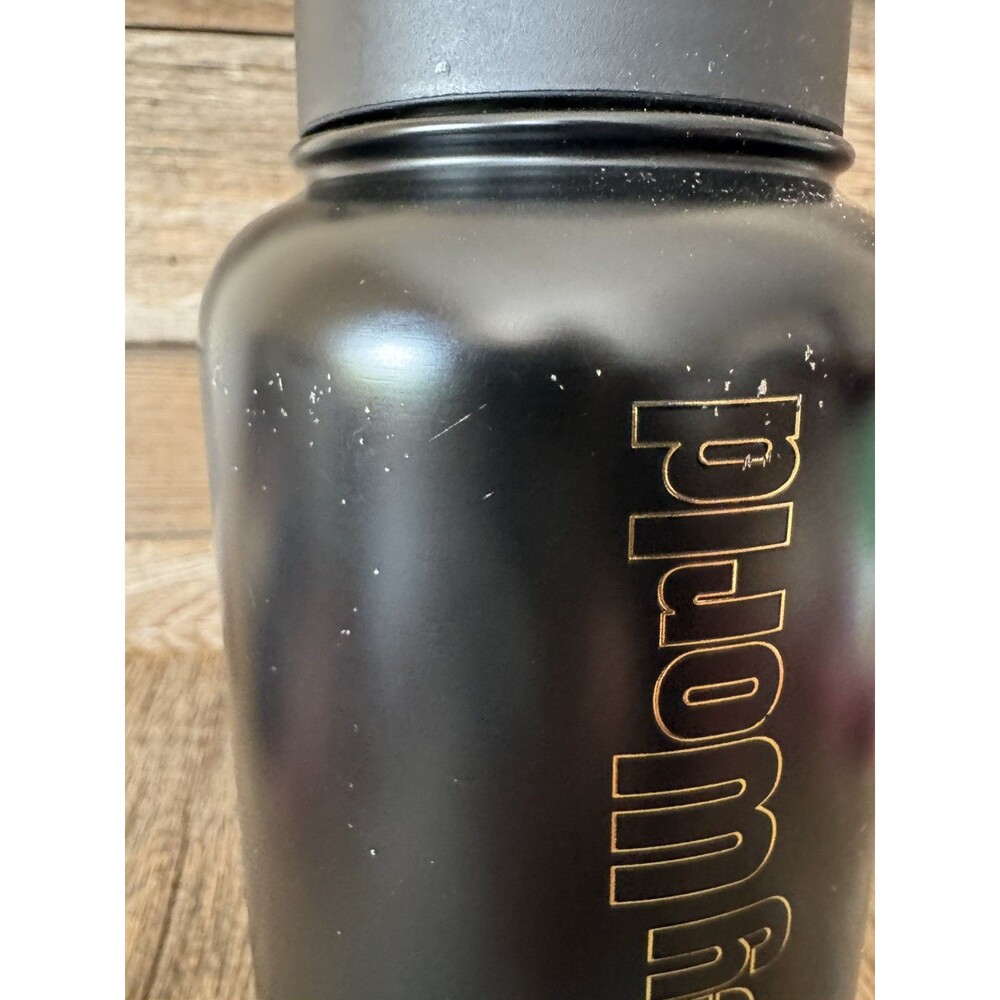 Walt Disney World Cinderella Castle Black & Gold Outline 32oz Tumbler Bottle - Picture 7 of 8